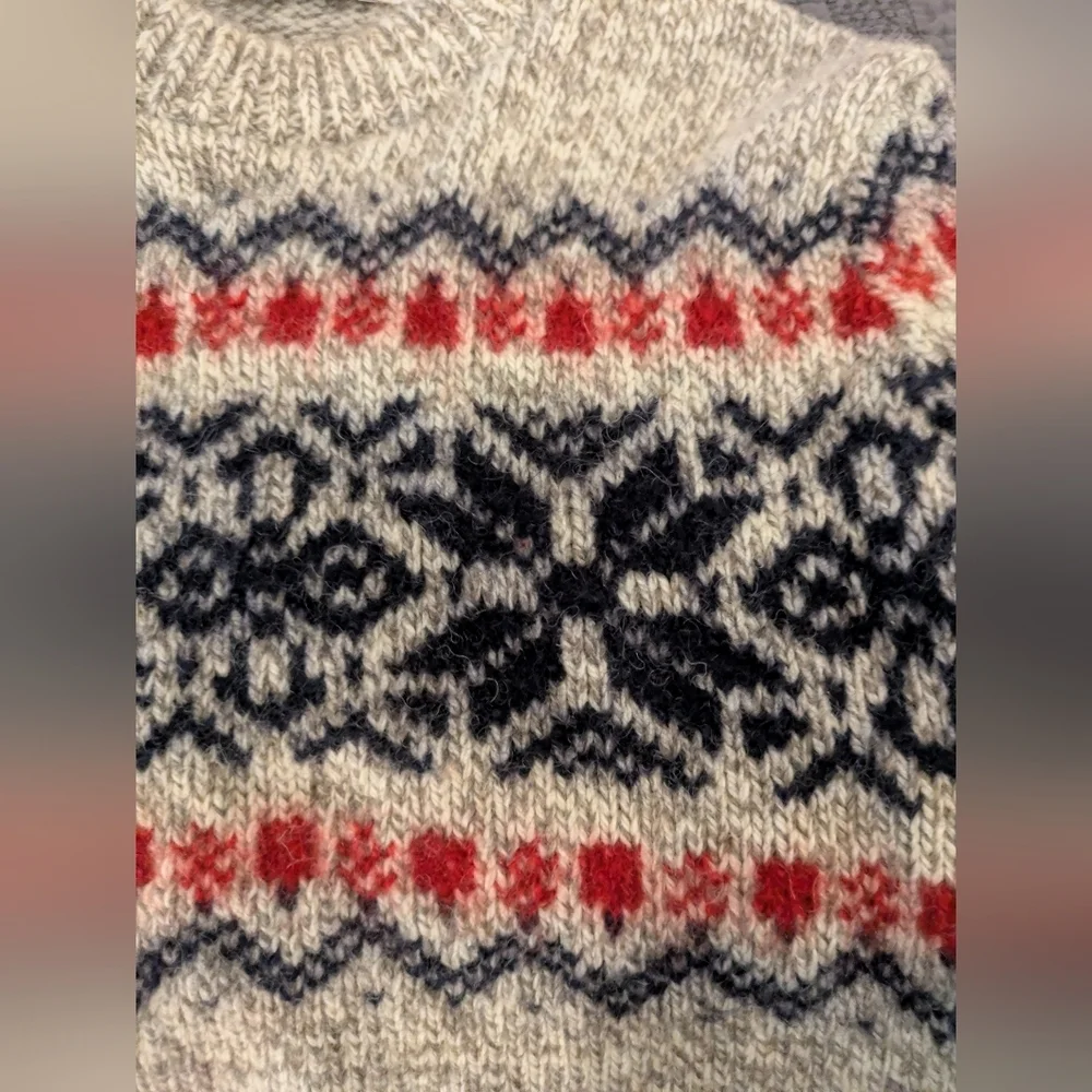 L.L. Bean Women's Fair Isle Sweater S
